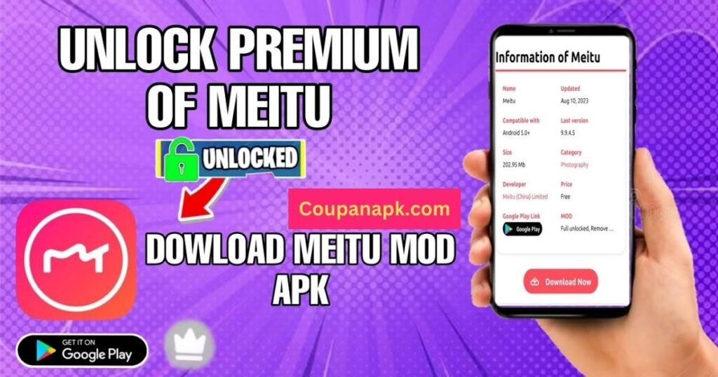 meitu app mod apk download 4k quality video editing app
