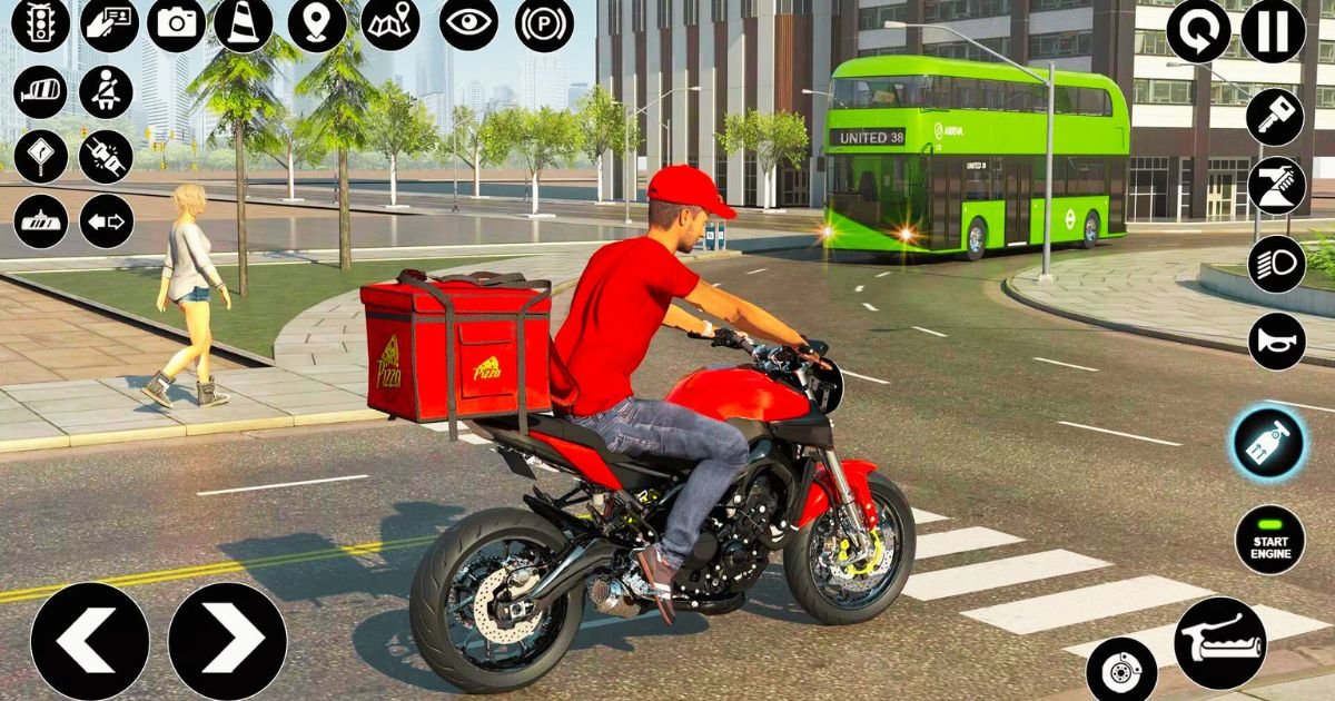 Bike Games Pizza Delivery APK