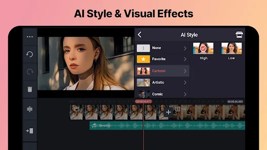 Kine Master Ai Style and Visual Effects
